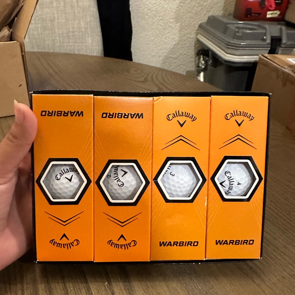 12 total golf balls